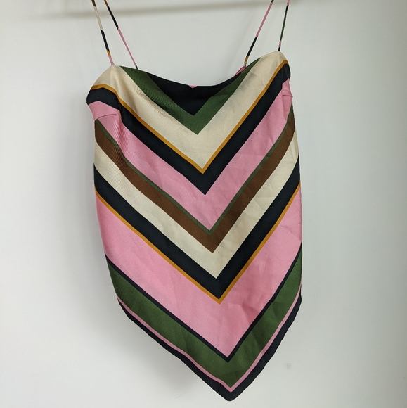 Zara silky scarf tank top - Picture 4 of 8